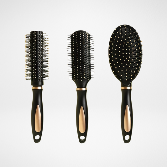 ANTI STATIC HAIR BRUSHES (3 PCS)