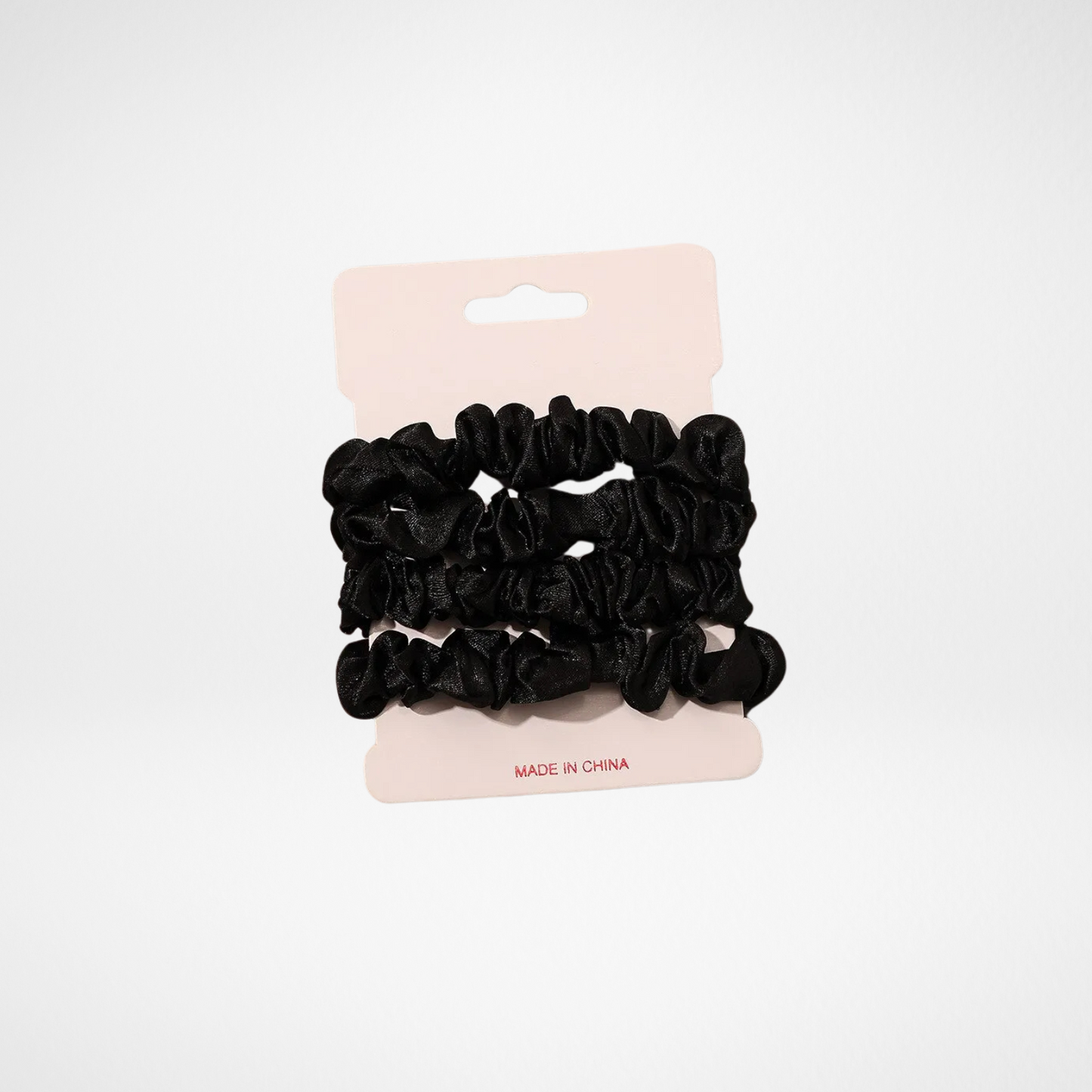 SILK HAIR SCRUNCHIES (4 PCS)