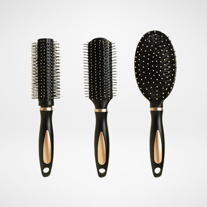 LOT DE 3 BROSSES DÉMÊLANTES